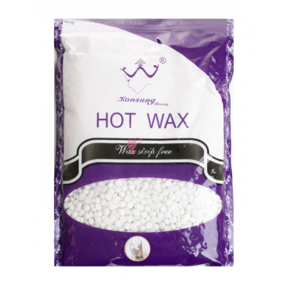 Ceara traditionala elastica alba, cu lapte, tip granule, punga 100  g, Konsung Beauty