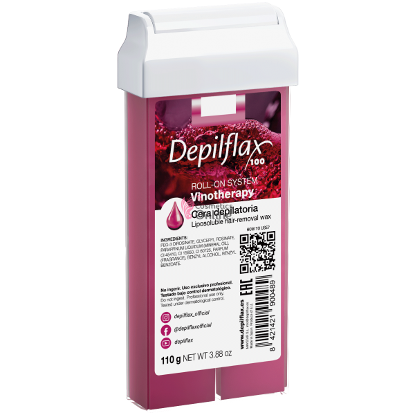 Ceara epilat vinoterapie cremoasa Depilflax cartus 110 ml