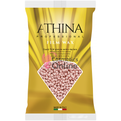 Ceara epilat traditionala elastica film tip granule roz ATHINA 1kg, art 1684