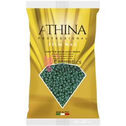 Ceara epilat traditionala elastica film tip granule verde clorofila ATHINA 1kg, art 1682