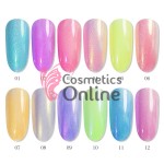 Set 12 cutiute cu pigment sweet Candy Amelie pentru unghii Cod DC043 Set 12 cutiute cu pigment sweet Candy Amelie pentru unghii Cod DC043