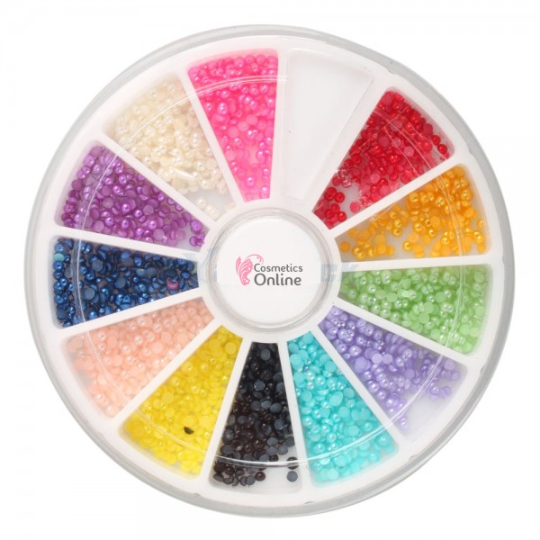 Carusel 3D pentru unghii C005 cu Perlute Colorate de 3mm