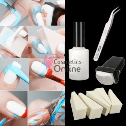 Kit de unghii cu Baza Peel Off si Accesorii