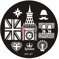 Matrita de Unghii din metal rotunda 5,5cm AP 37