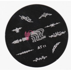 Matrita de Unghii din metal rotunda 5,5cm AT011