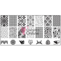 Matrita de Unghii din metal dreptunghiulara 6x12cm BC08