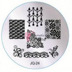 Matrita de Unghii din metal rotunda 5,5cm JQ24