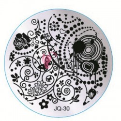 Matrita de Unghii din metal rotunda 5,5cm JQ30