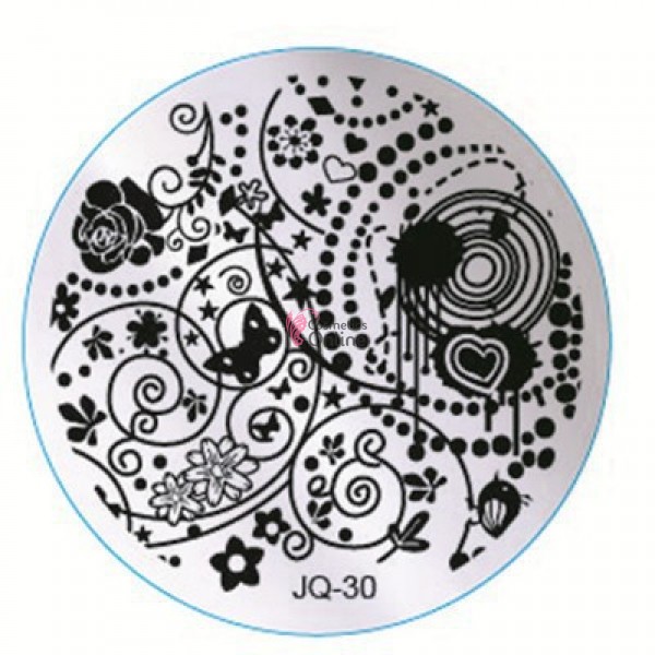 Matrita de Unghii din metal rotunda 5,5cm JQ30