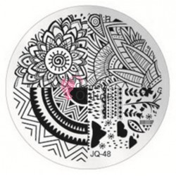 Matrita de Unghii din metal rotunda 5,5cm JQ48