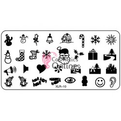 Matrita de Unghii din metal dreptunghiulara 6x12cm XLR10