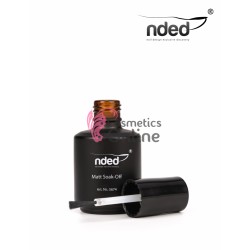 Top Coat UV de matifiere a gelului colorat 15 ml, Matt Soak Off NDED art 5674
