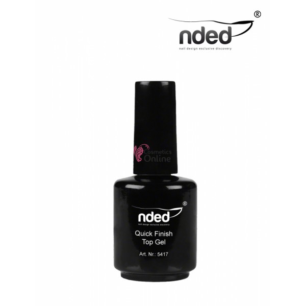 Top Coat Quick Finish Top Gel UV 15ml NDED, art. 5417