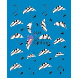 Stickere cu Apa pentru unghii cod D015
