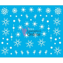 Stickere cu Apa pentru unghii cod D263 - Sarbatori de Iarna