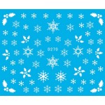 Stickere cu Apa pentru unghii cod D270 - Sarbatori de Iarna