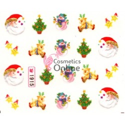 Stickere cu Apa pentru unghii cod 1915 - Sarbatori de Iarna
