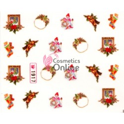 Stickere cu Apa pentru unghii cod 1917 - Sarbatori de Iarna