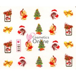 Stickere cu Apa pentru unghii cod 1919 - Sarbatori de Iarna