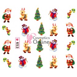 Stickere cu Apa pentru unghii cod BLE912 - Sarbatori de Iarna