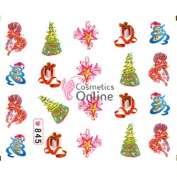 Stickere cu Apa pentru unghii cod 845 - Sarbatori de Iarna