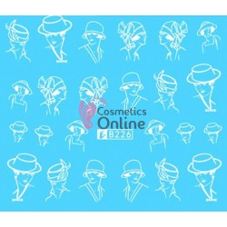 Stickere cu Apa pentru unghii cod B226AB