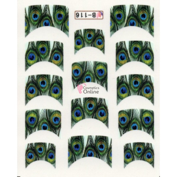 Stickere cu Apa pentru unghii cod B116F