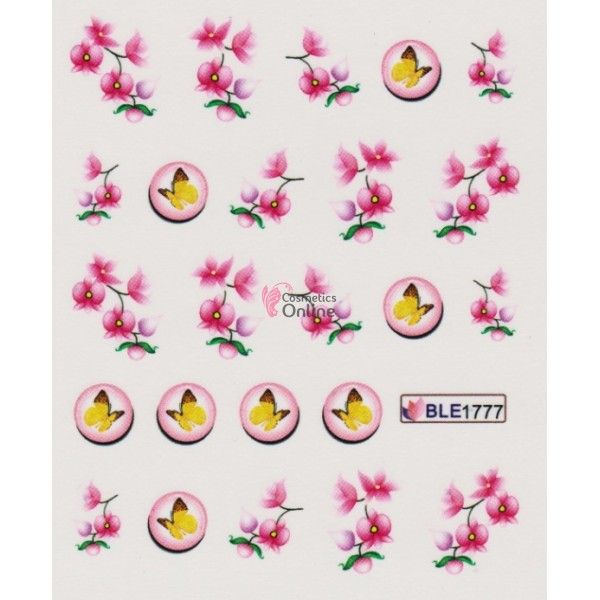 Stickere cu Apa pentru unghii cod BLE1777