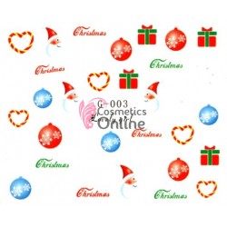 Stickere cu Apa pentru unghii cod G003 - Sarbatori de Iarna