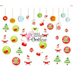 Stickere cu Apa pentru unghii cod G005 - Sarbatori de Iarna