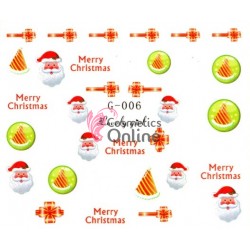 Stickere cu Apa pentru unghii cod G006 - Sarbatori de Iarna