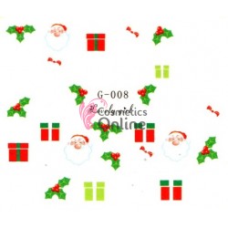 Stickere cu Apa pentru unghii cod G008 - Sarbatori de Iarna
