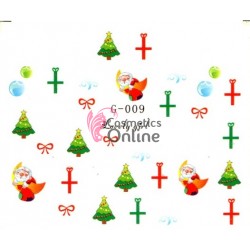 Stickere cu Apa pentru unghii cod G009 - Sarbatori de Iarna