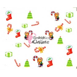 Stickere cu Apa pentru unghii cod G010 - Sarbatori de Iarna