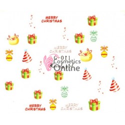 Stickere cu Apa pentru unghii cod G011 - Sarbatori de Iarna