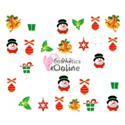 Stickere cu Apa pentru unghii cod G012 - Sarbatori de Iarna