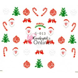 Stickere cu Apa pentru unghii cod G013 - Sarbatori de Iarna