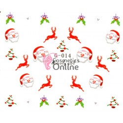 Stickere cu Apa pentru unghii cod G014 - Sarbatori de Iarna