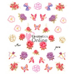 Stickere cu Apa pentru unghii cod YB224