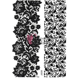 Tatuaje temporare pentru corp HENNA Negru J039