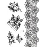 Tatuaje temporare pentru corp HENNA Negru J042 Tatuaje temporare pentru corp HENNA Negru J042